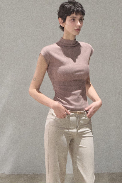 Lyocell Draped Flared Pants