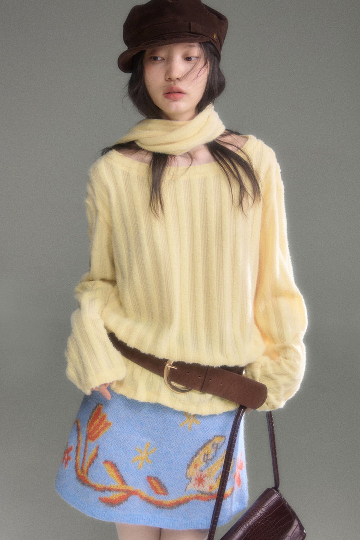 Bird Tulip Wool Knit Set-Up
