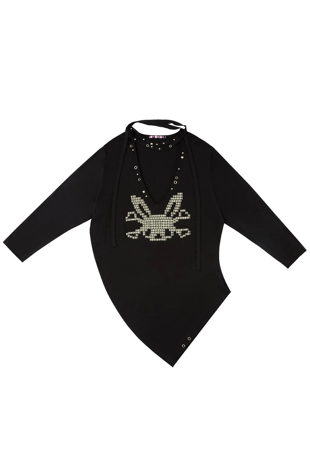 Studded Rabbit Skull Top