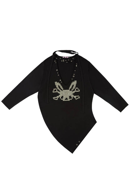 Studded Rabbit Skull Top
