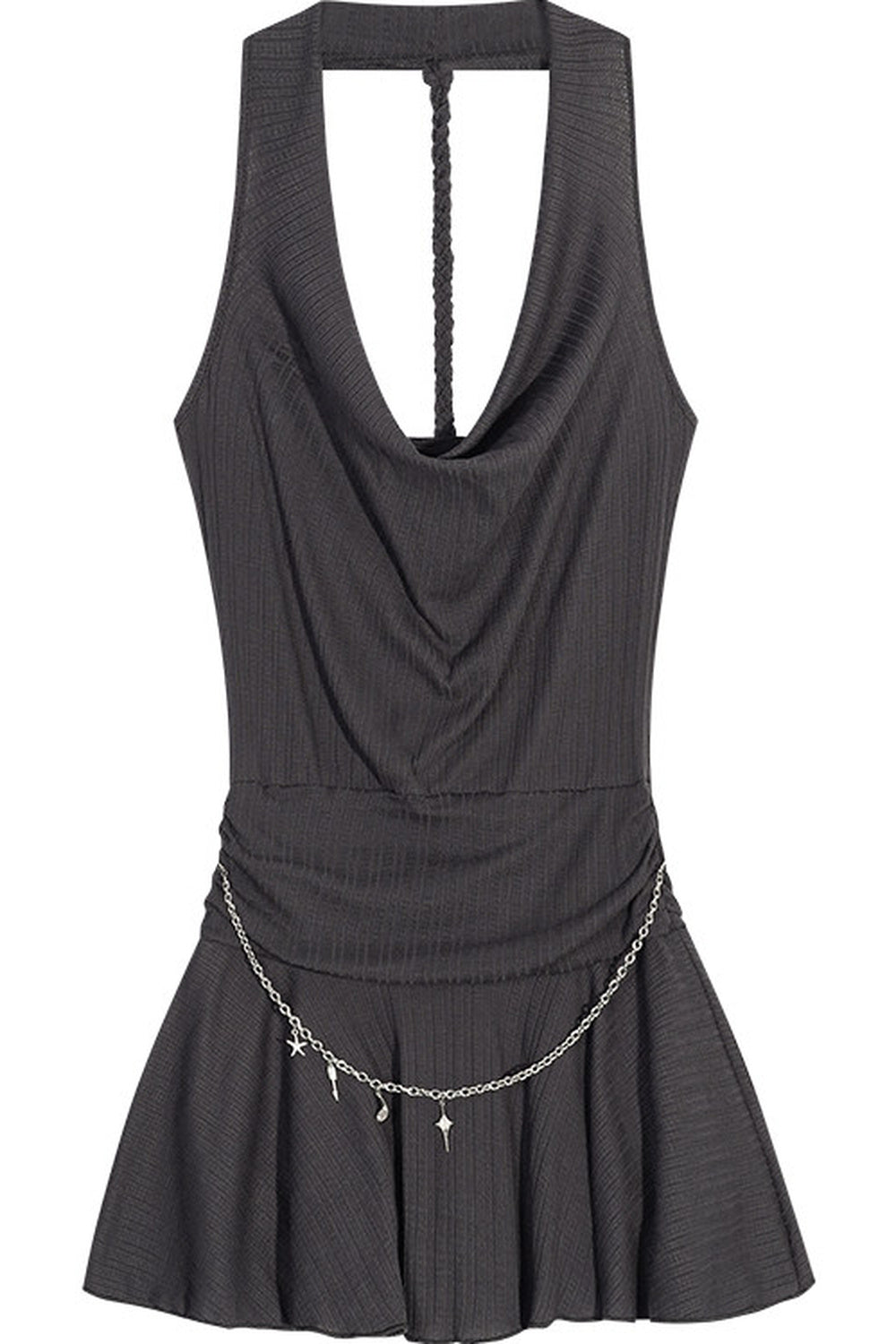 Hepburn Halter Swing Dress
