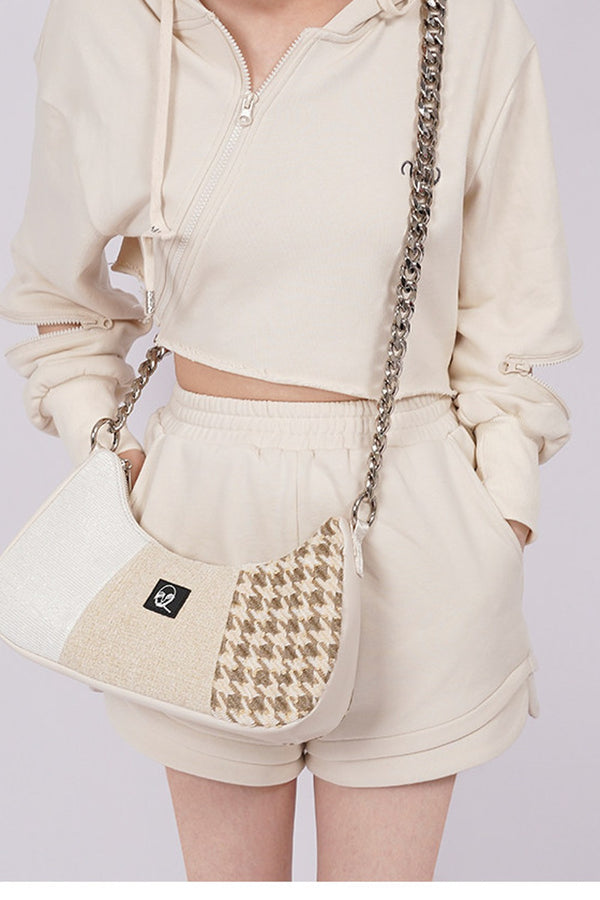 Wild Color-Block Crossbody Bag