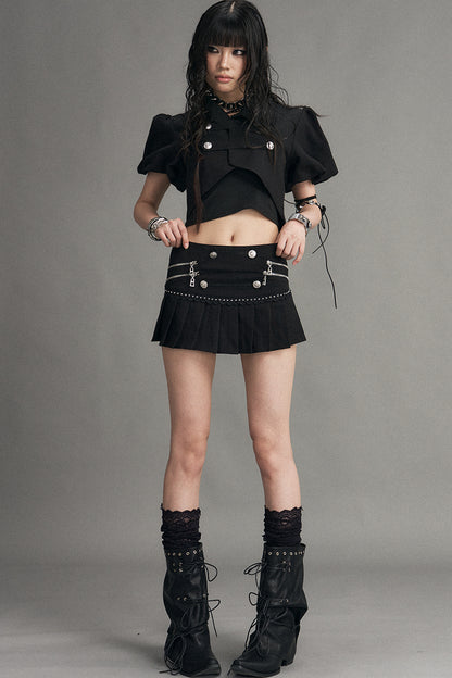 Palace Punk Pleated Skirt