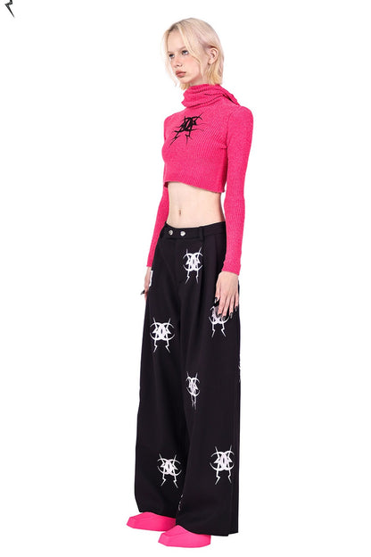 Embroidered Loose Pants