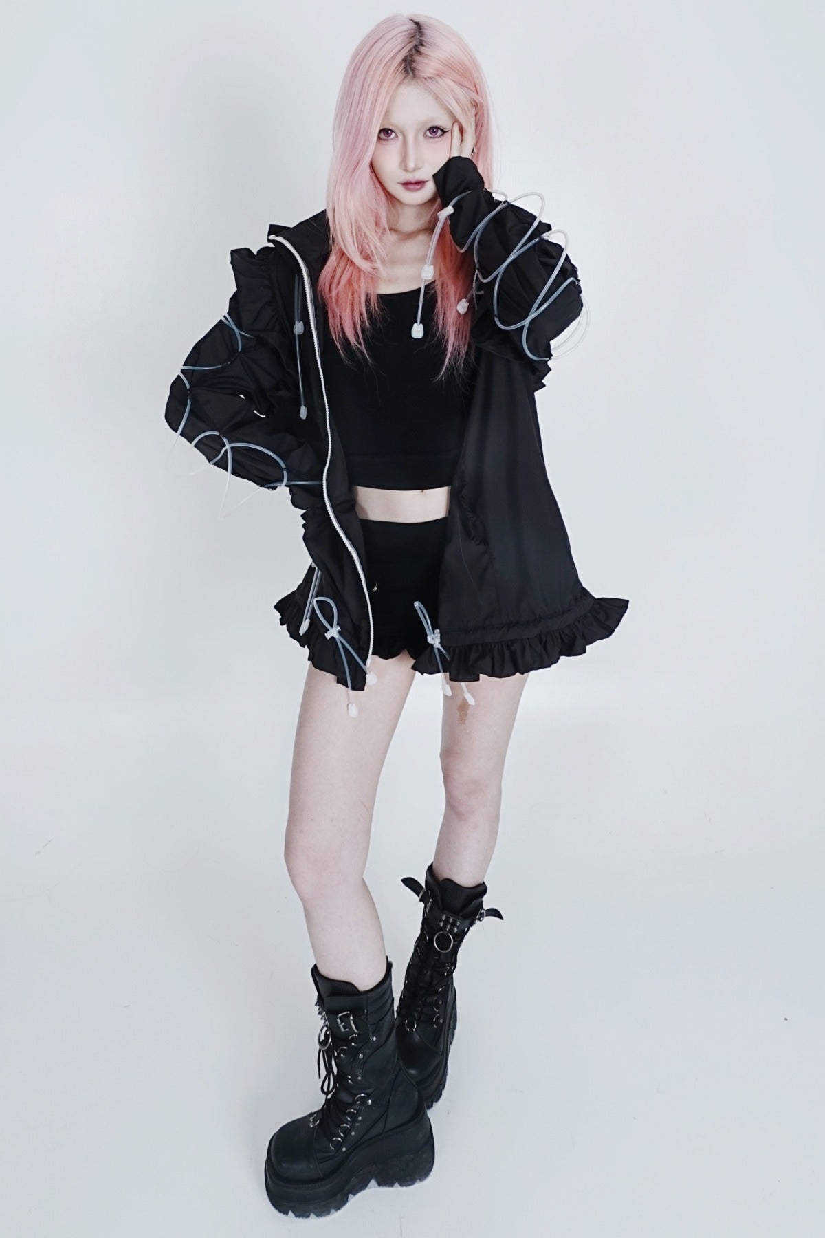 Cat Ear Ruffle Sun Jacket