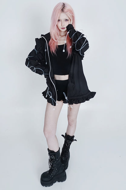 Cat Ear Ruffle Sun Jacket