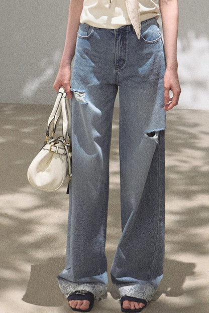 Bohemian Ripped Jeans