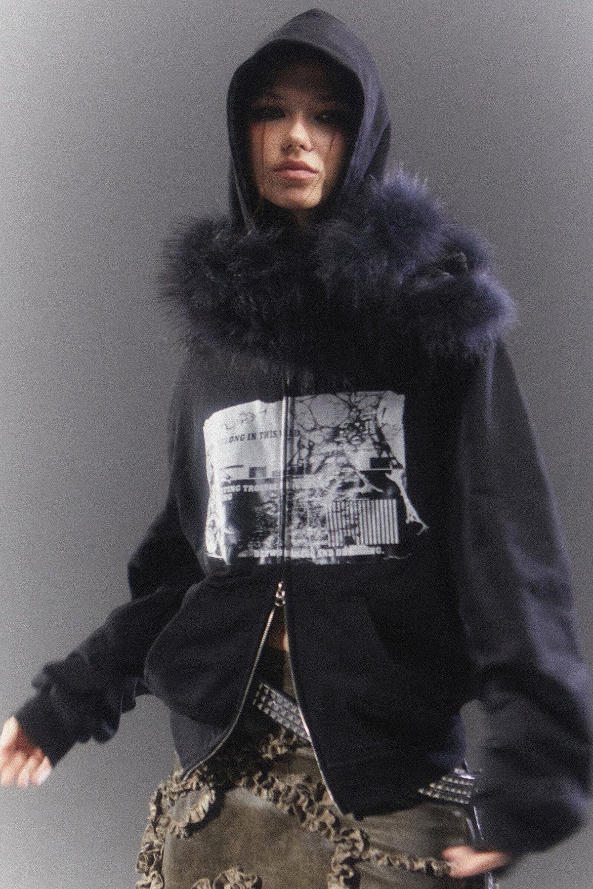 Futureofx 24Aw Acid Design Ip Sweatshirt
