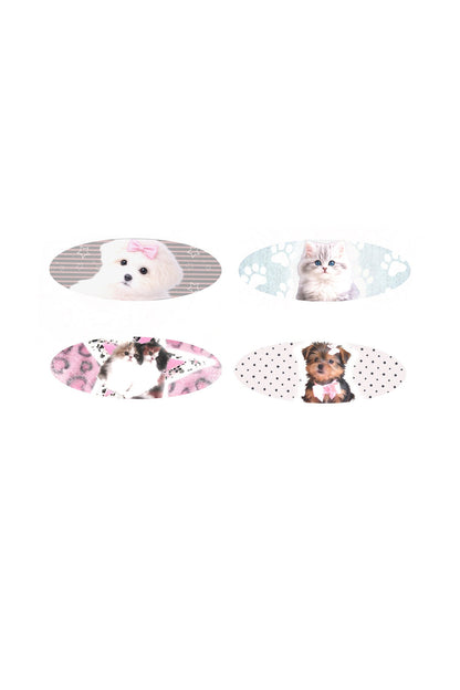 Pet Series Animal Print Hair Clips