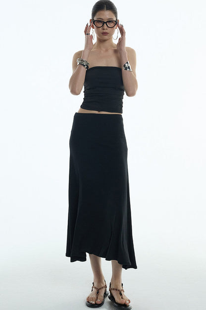 Elastic Pleated Tube Top