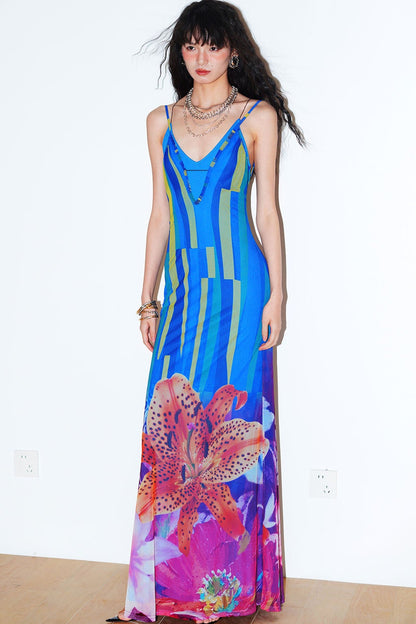 Western Vibe Slim Camisole Dress