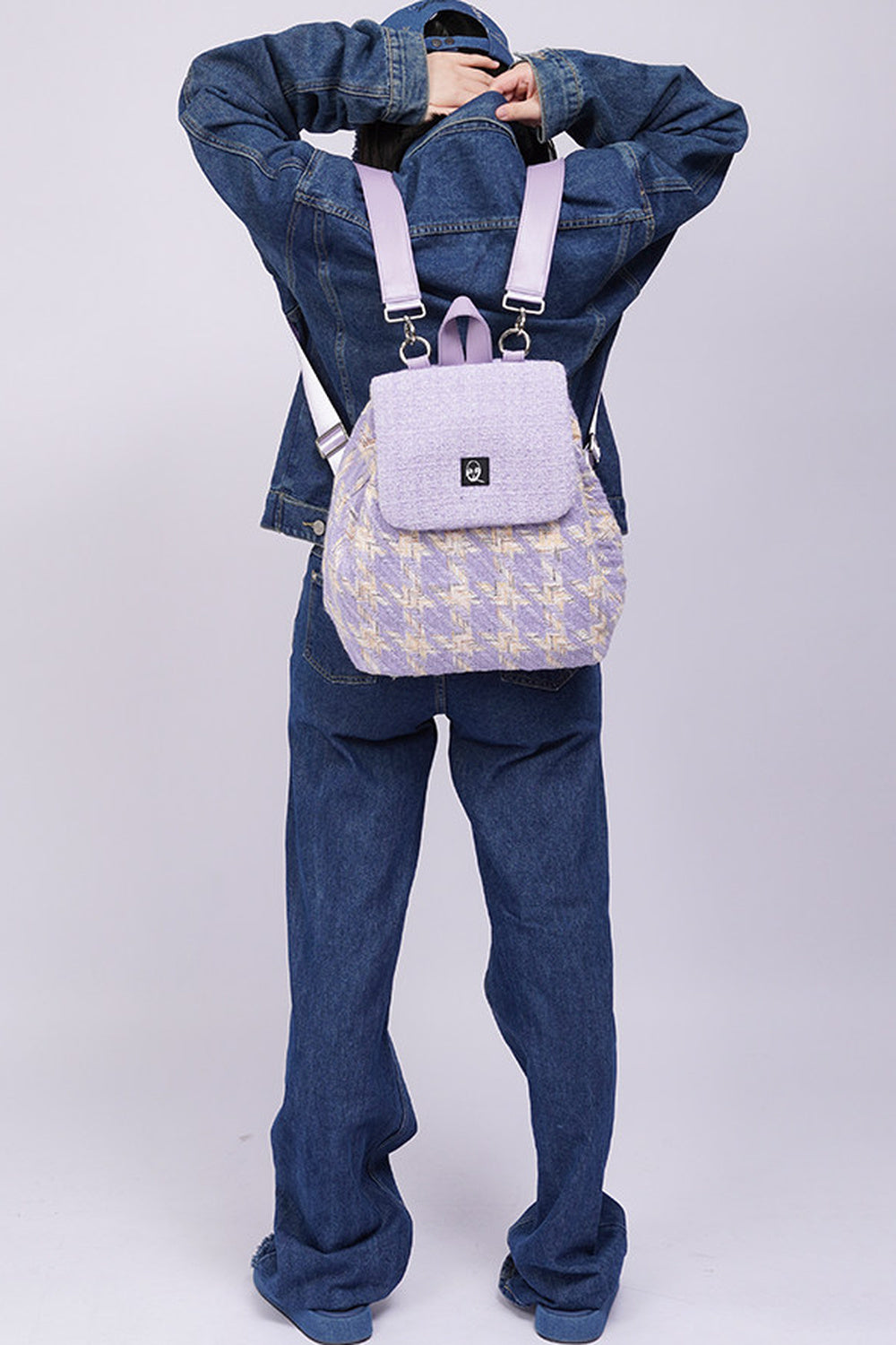 Y2K Furry Crossbody Backpack
