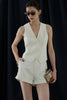 Gilet albicocca bruma soffice