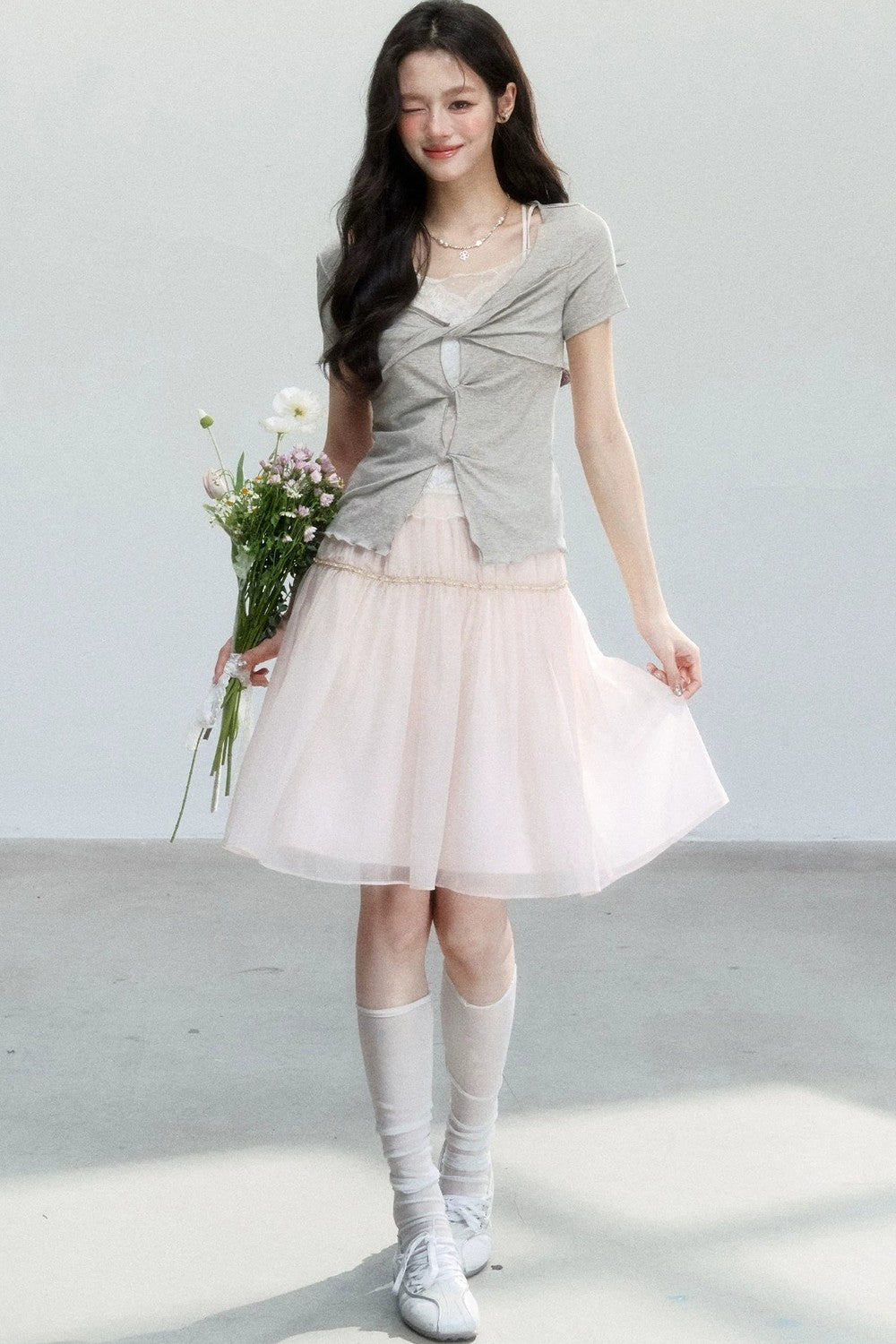 Dream Weaver Lace Knot Top Set-Up