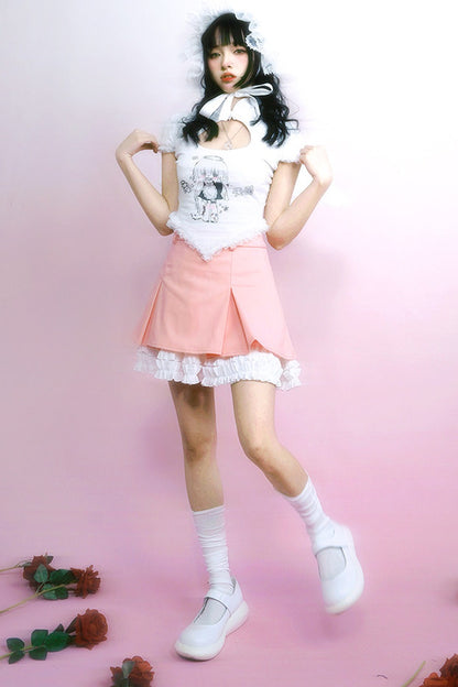 Heavenly Maid Heart Cheongsam Top