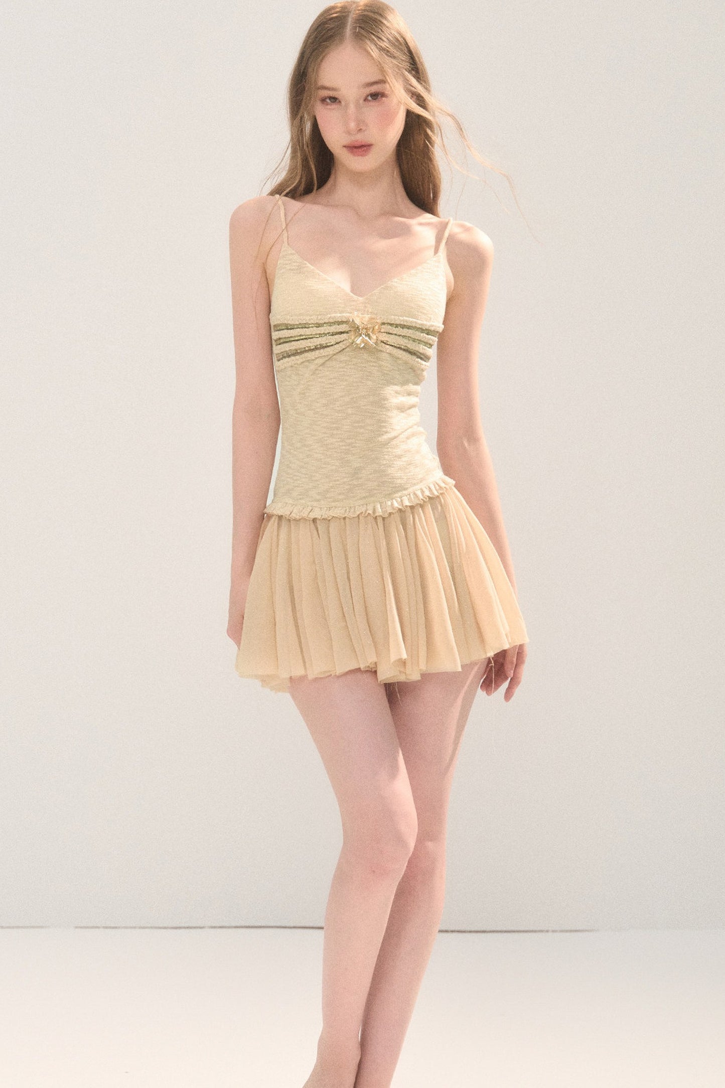 Sweet Floral Camisole Dress