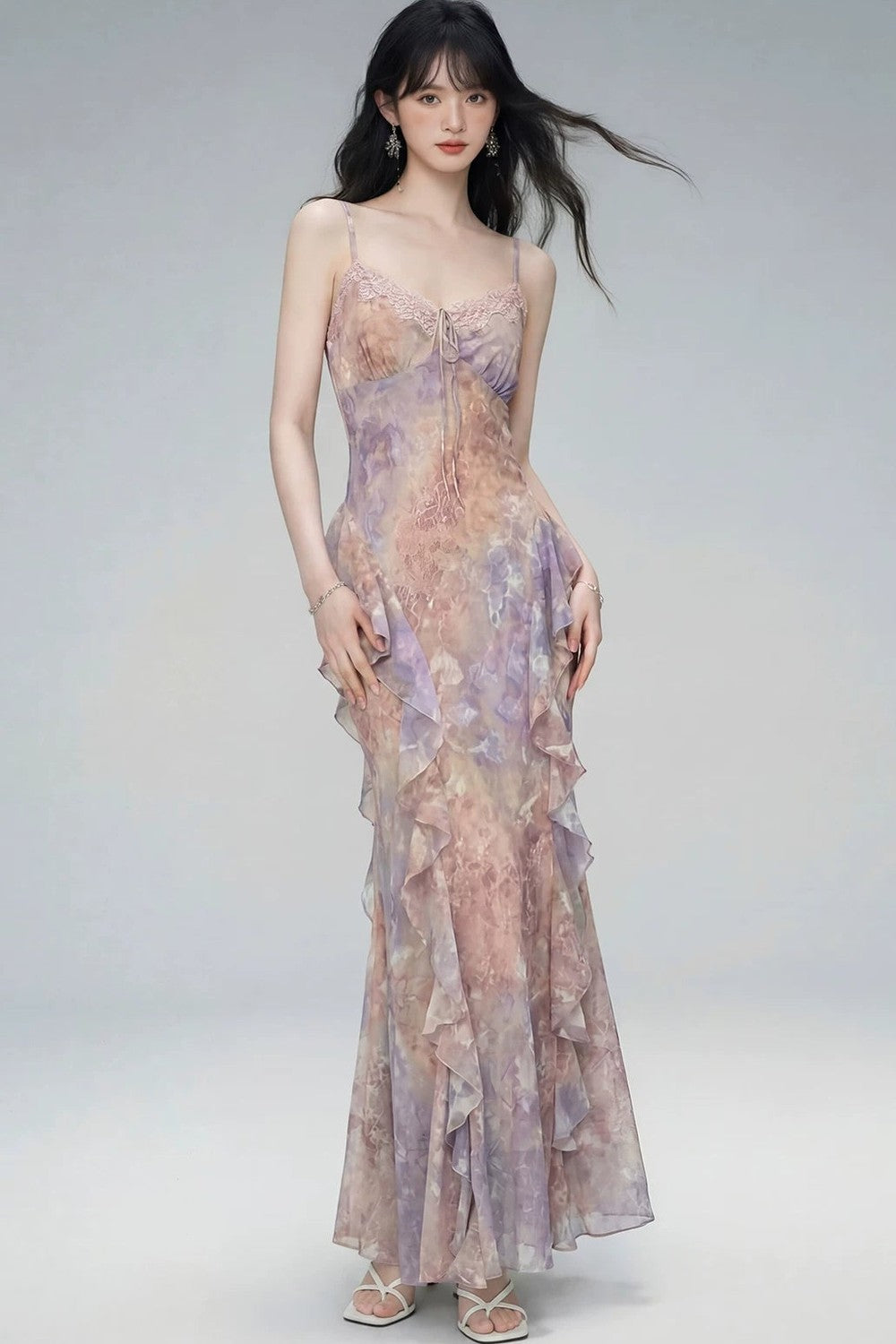 Gradient Slip Dress