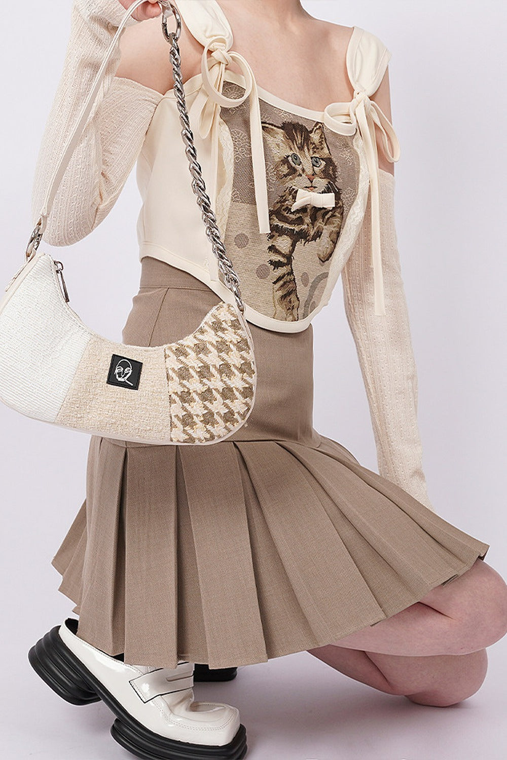 Borsa a tracolla color block Wild