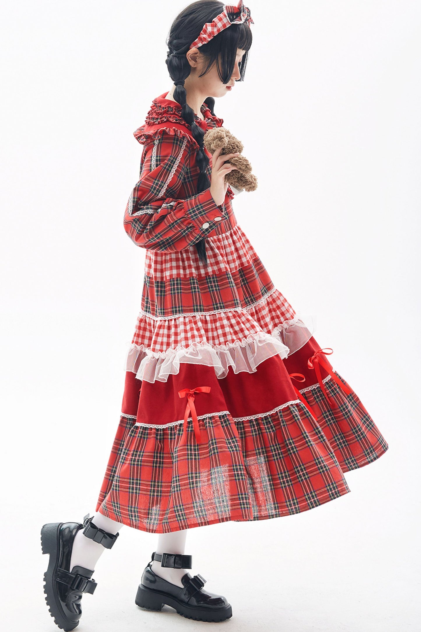 Showa Retro Red Dress