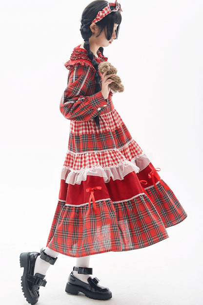 Showa Retro Red Dress