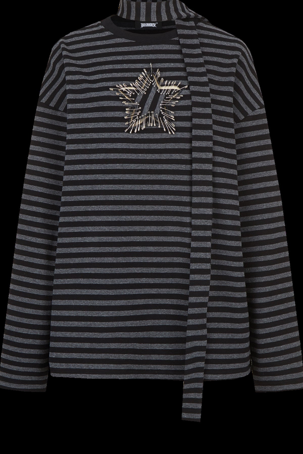 Striped Long-Sleeved T-Shirt Set-Up