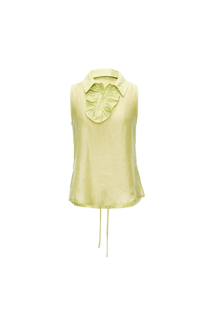 Fruit Green Lace Vest