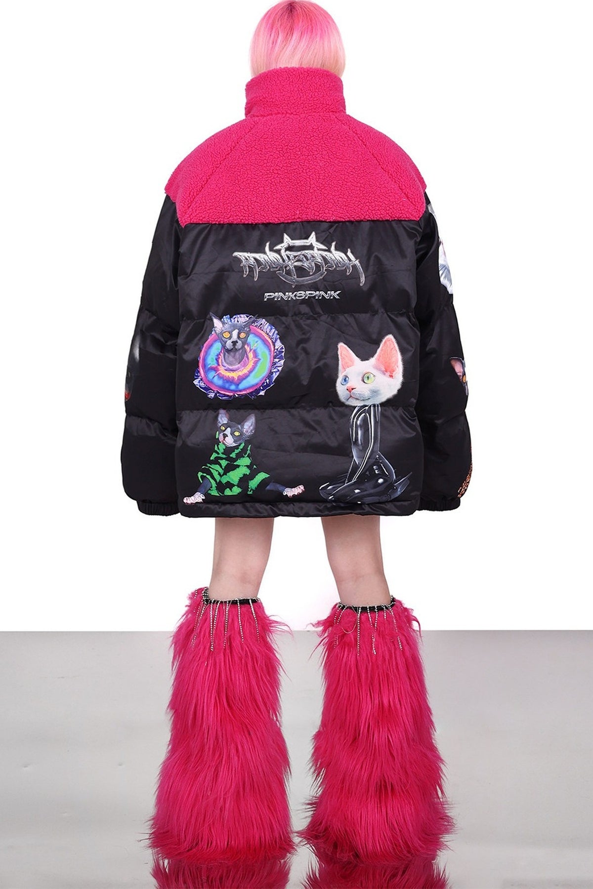 Pink Collar Cat Jacket