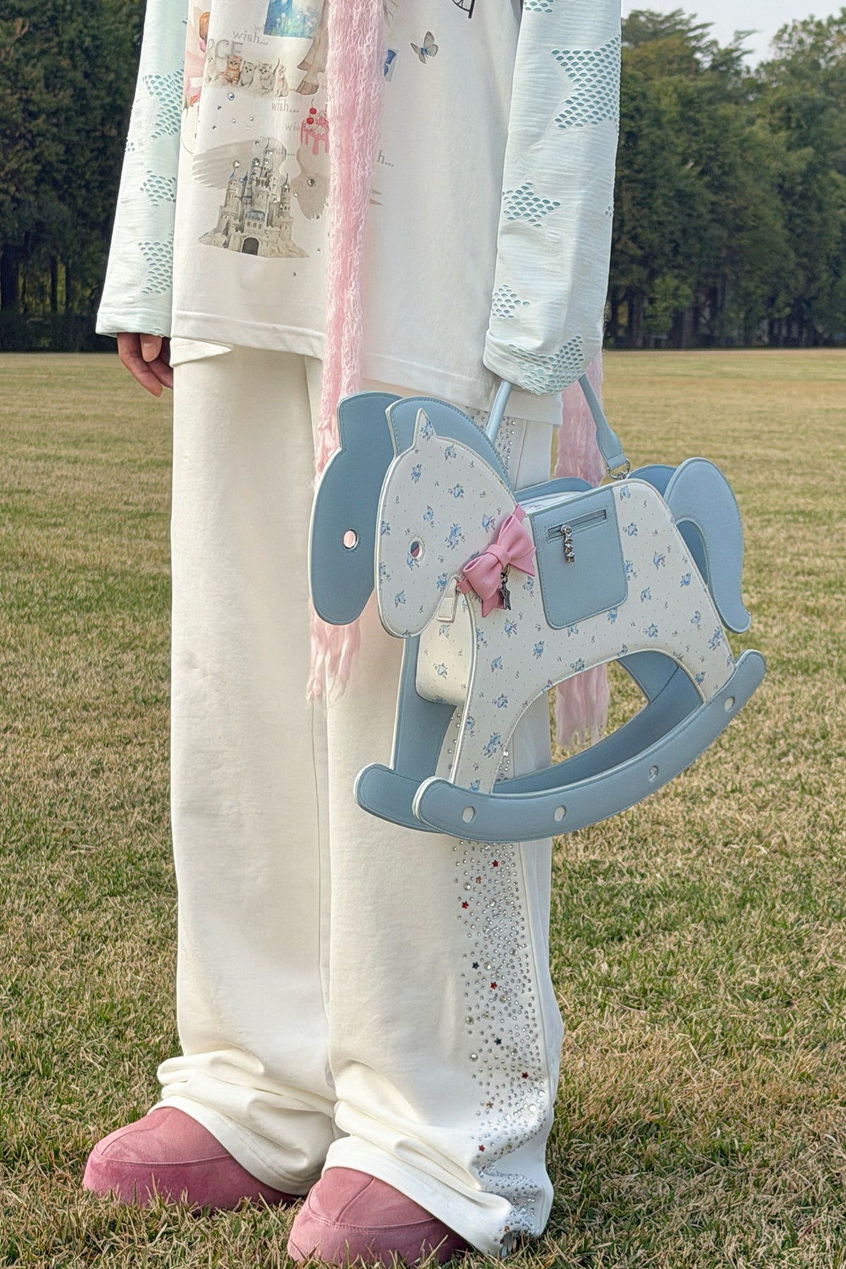 Rocking Horse Crossbody Handheld Bag