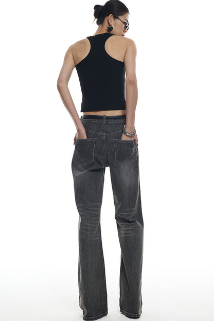 U-Neck Ribbed Tank Top