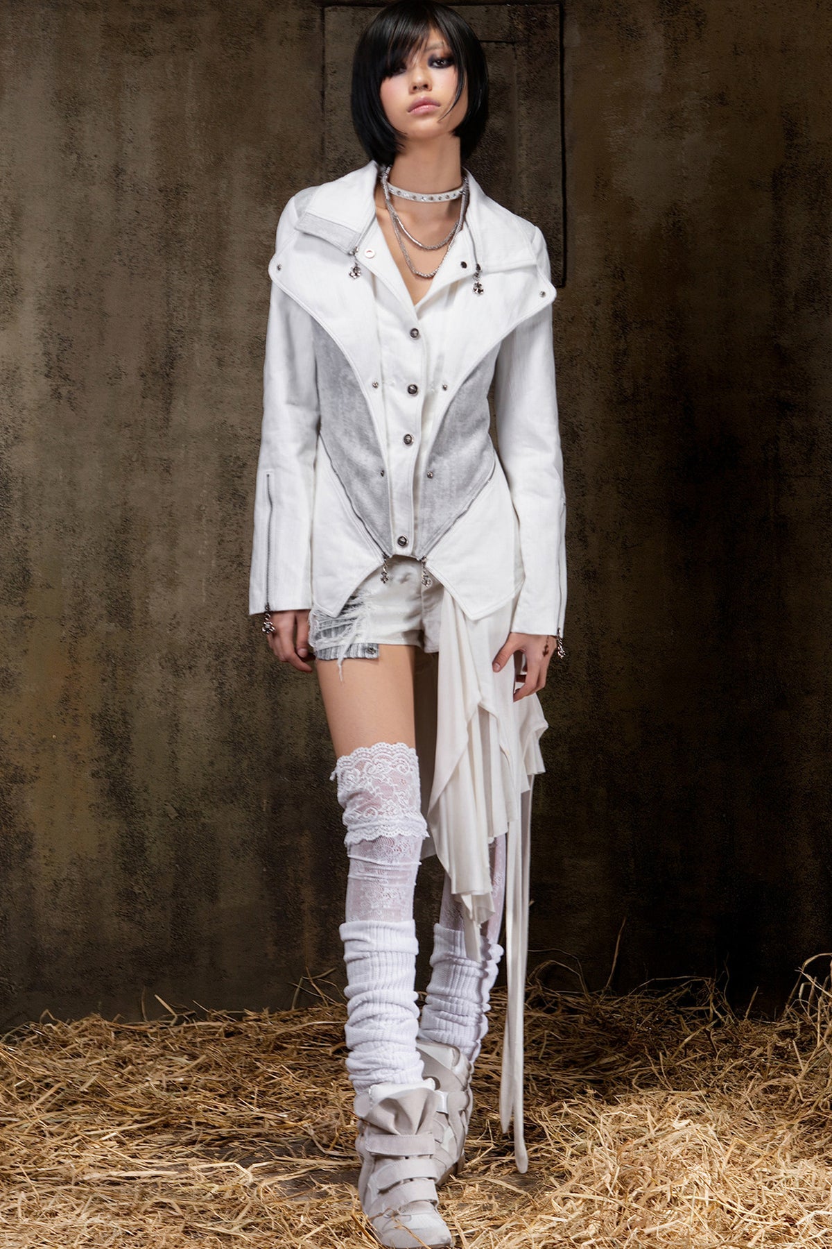 Gothic Layered-Look Jacket