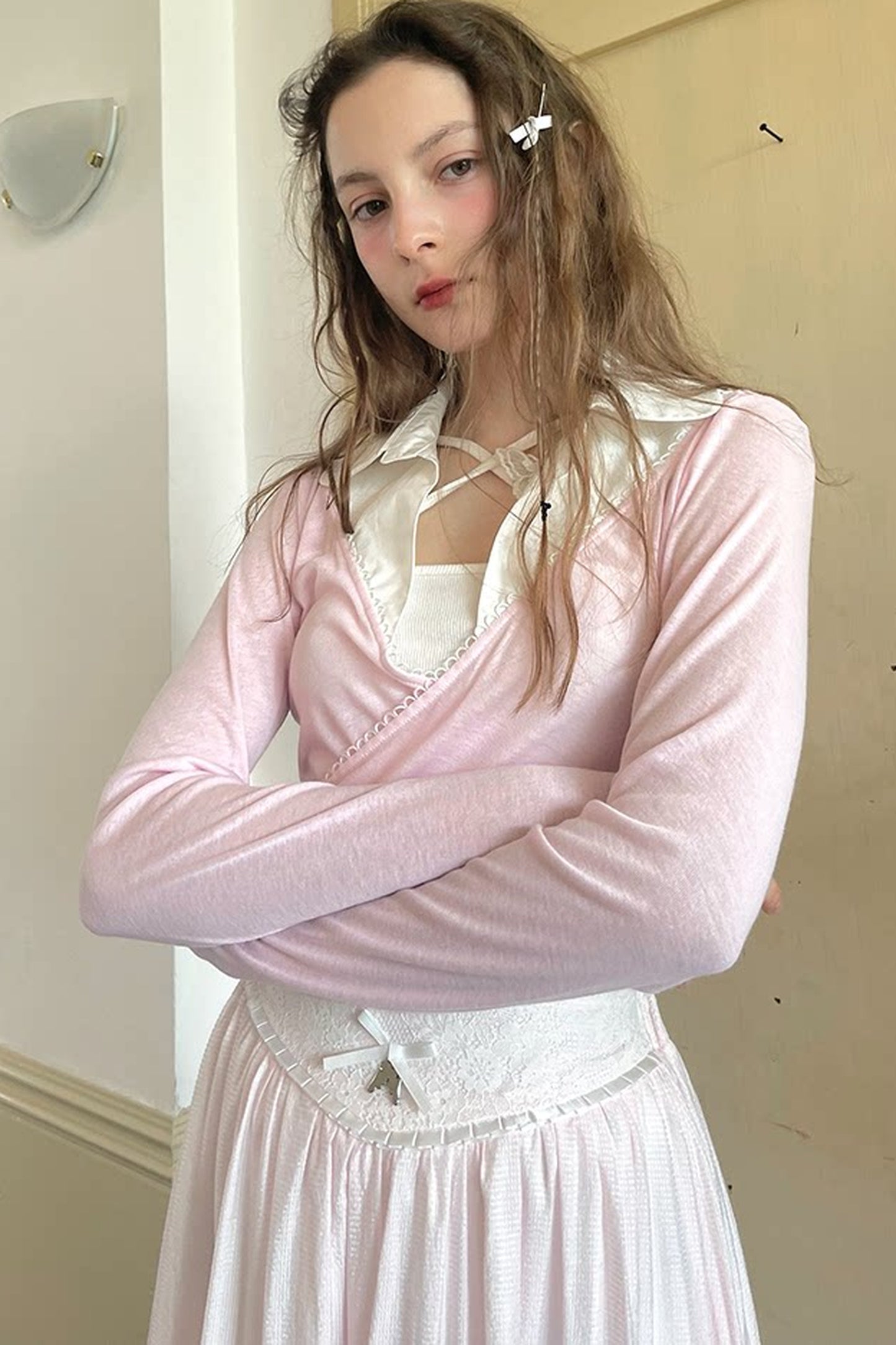 Angel's Tears Jacquard Ballet Top
