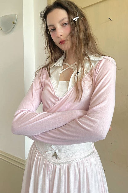 Angel's Tears Jacquard Ballet Top
