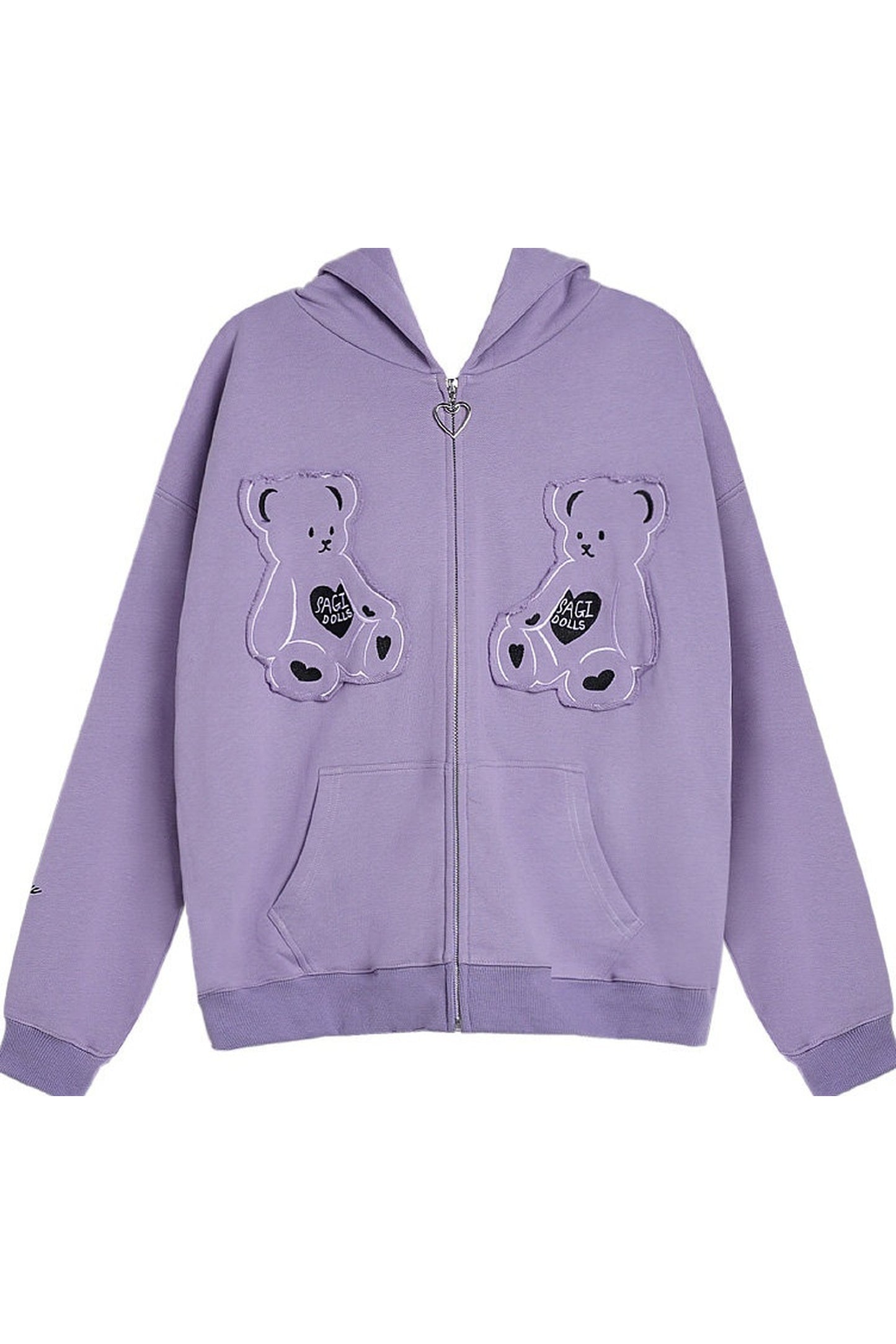 Purple Bear Hooded Sweatshirt