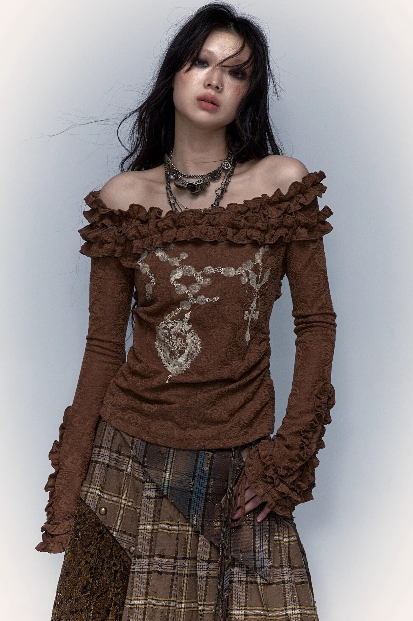 Retro Reversible Knit Top