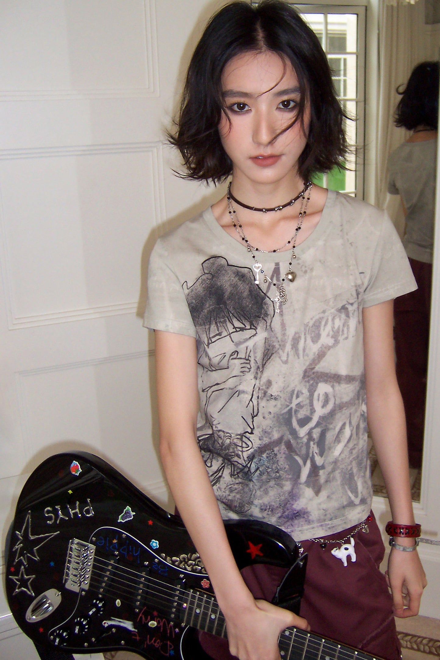 Sleepy Cropped T-Shirt