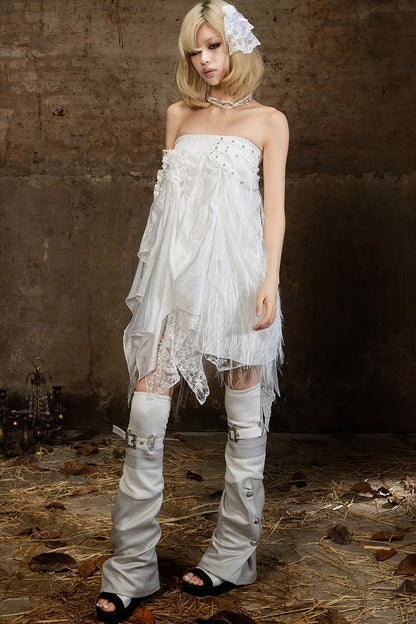 Romantic Palace Style Tube Top Skirt