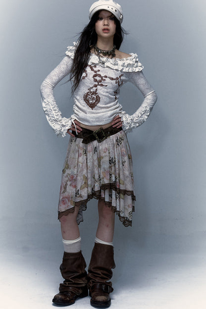 Retro Reversible Knit Top