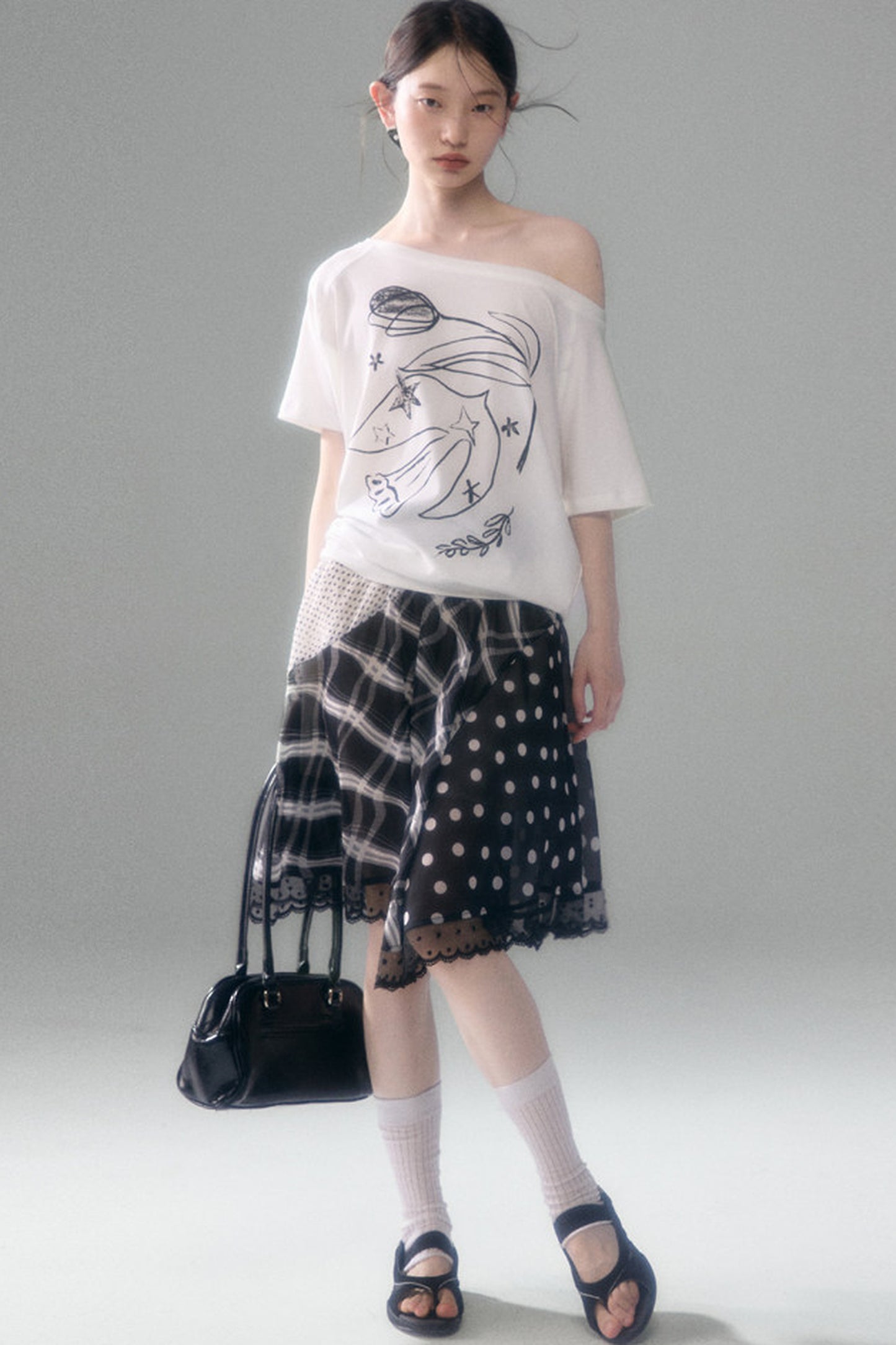 Summer Sequin Two-Way Wear Skirt