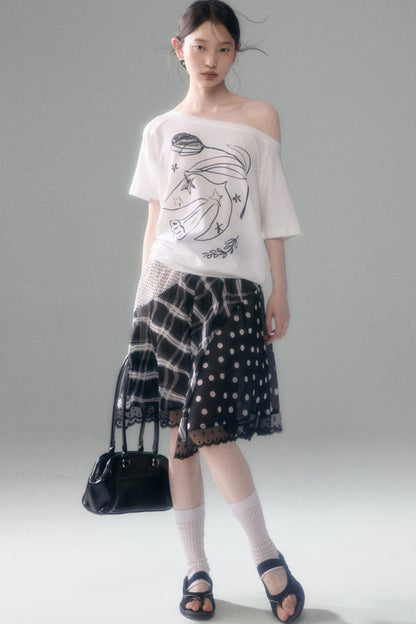Summer Sequin Two-Way Wear Skirt