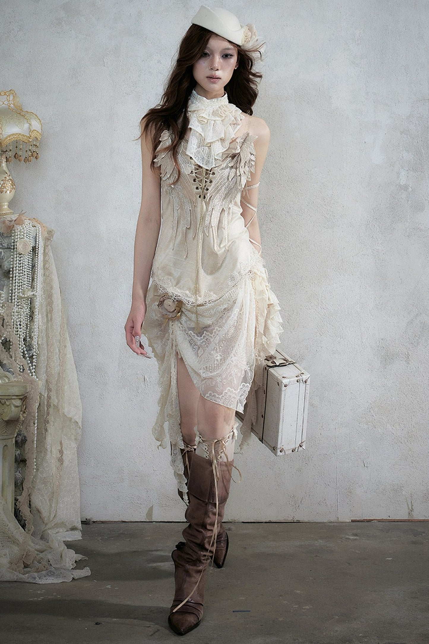 Baroque Lace Collar Scarf