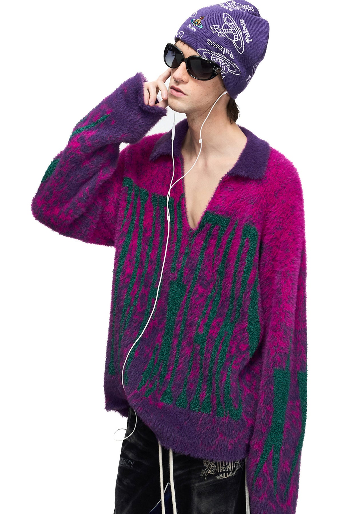 Fuzzy Cheetah Half-Cardigan