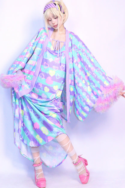 Macaron Color Spaghetti Strap Dress