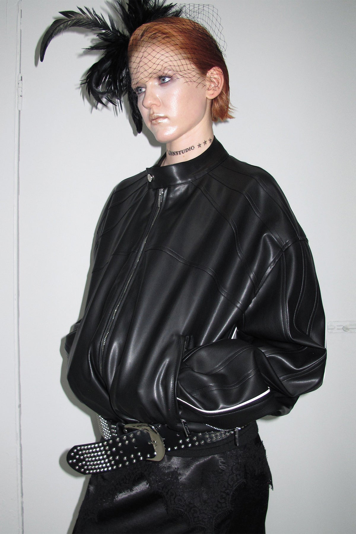 Loose PU Leather Biker Jacket