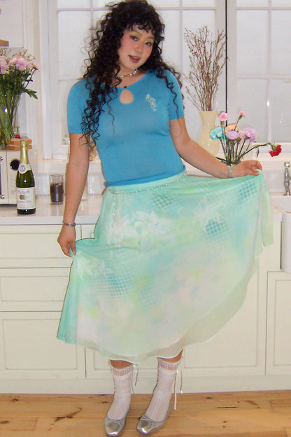 Mint Dreamland Gradient Skirt