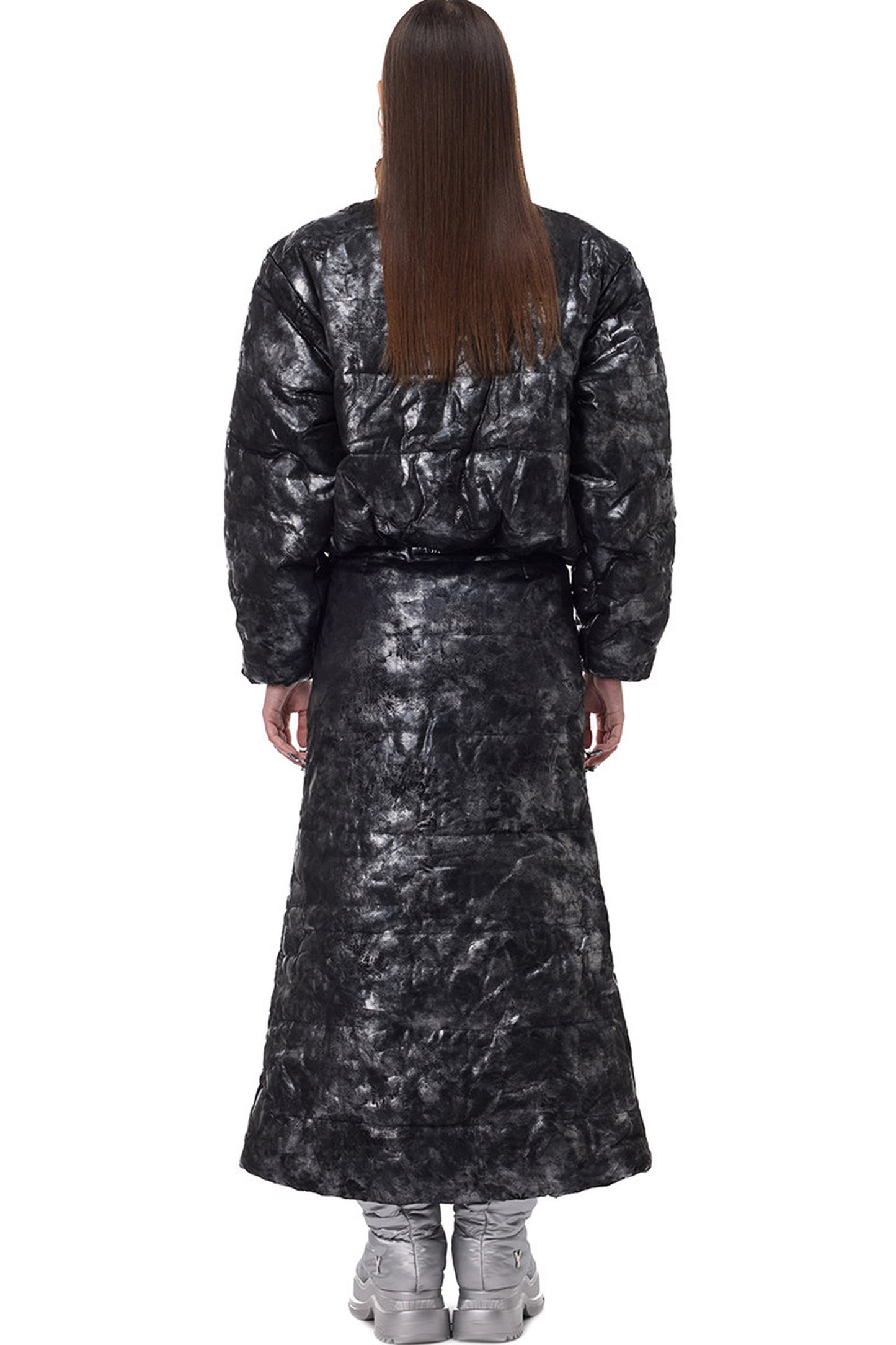 Electric Moon Quilted Skirt