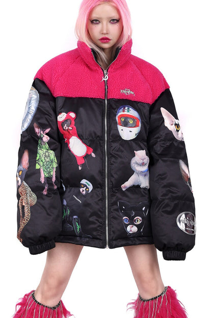 Pink Collar Cat Jacket