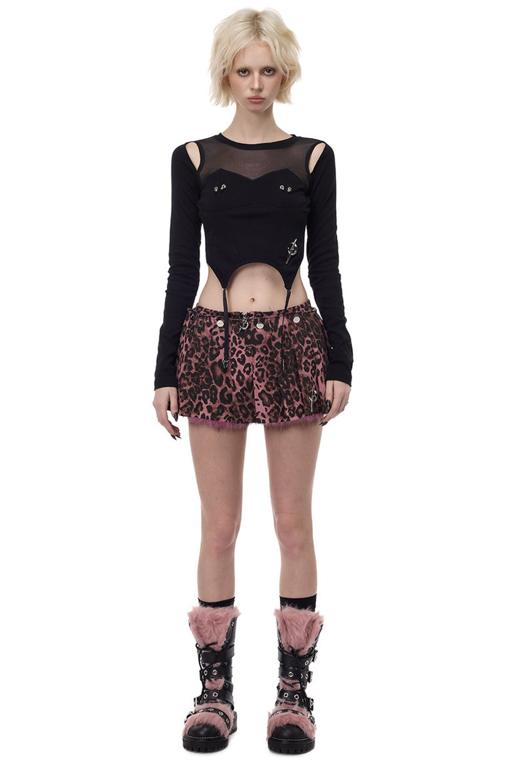 Electric Moon Mesh T-Shirt