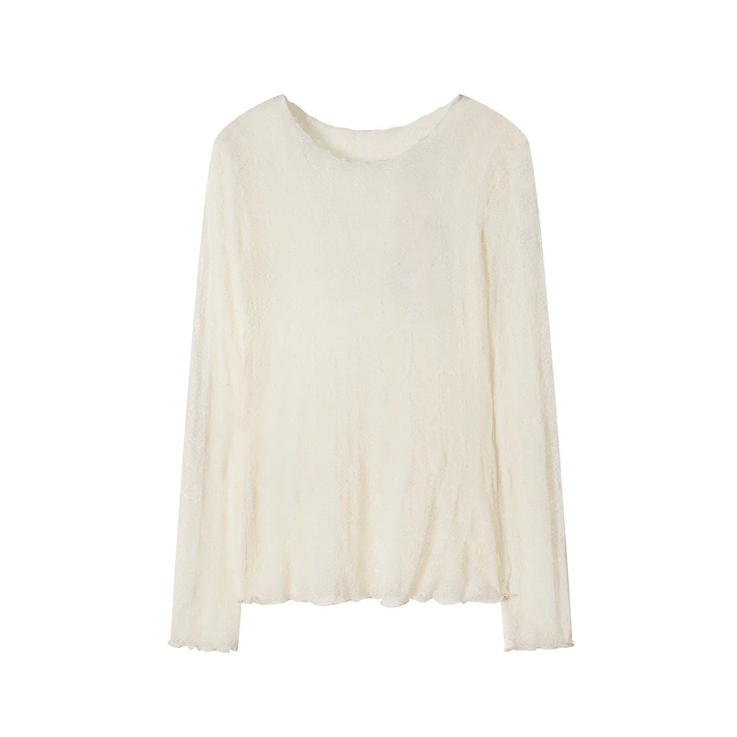 Sheer Lace Poem Blouse