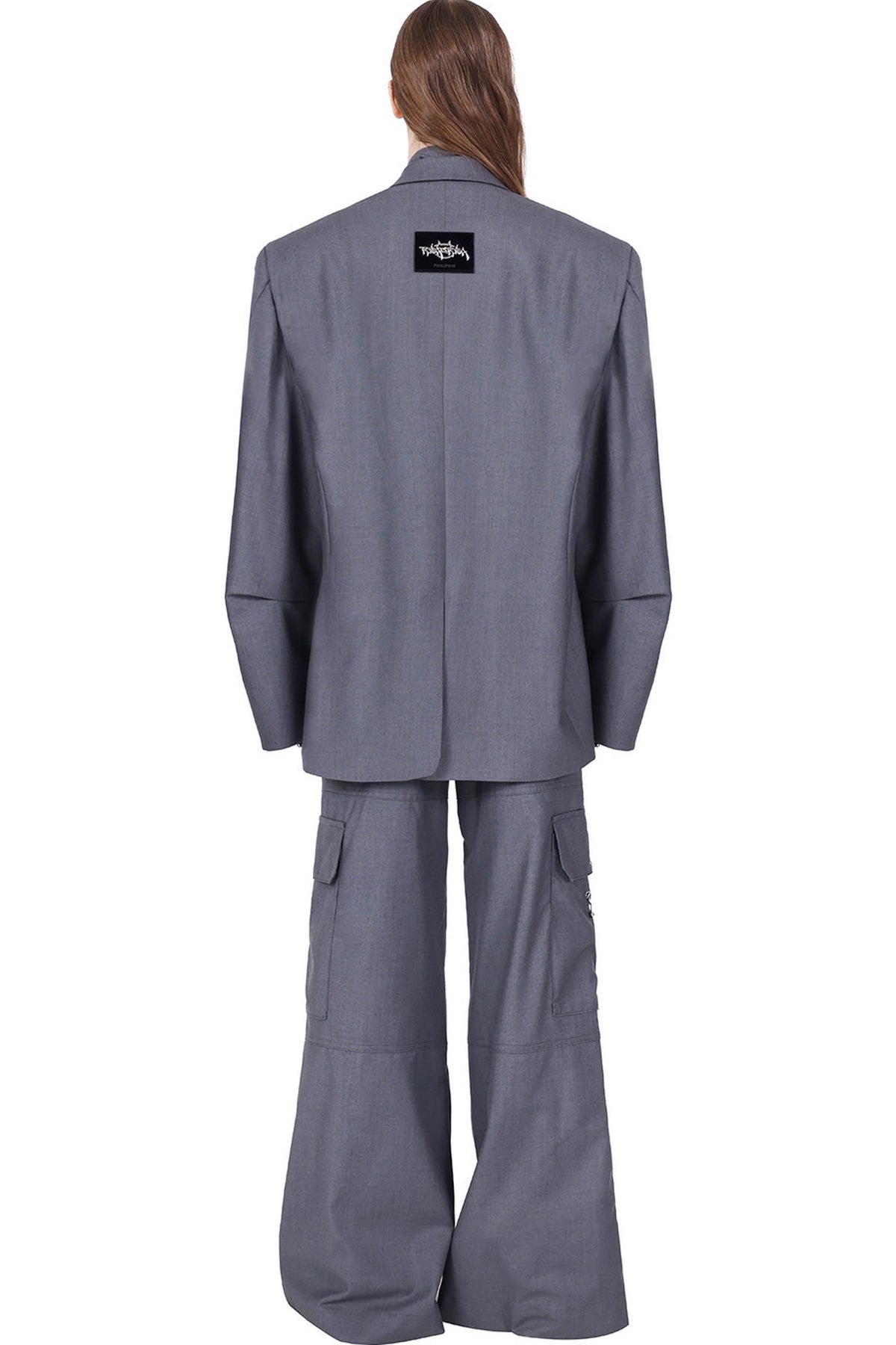 3D Multi-Pocket Wide Pants