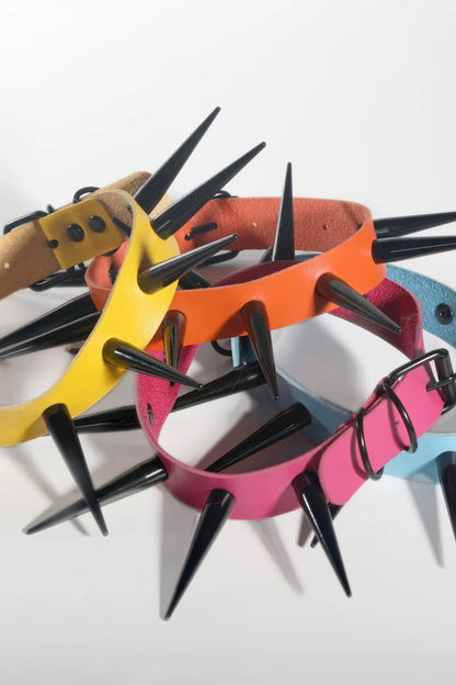 Colorful Rivet Choker